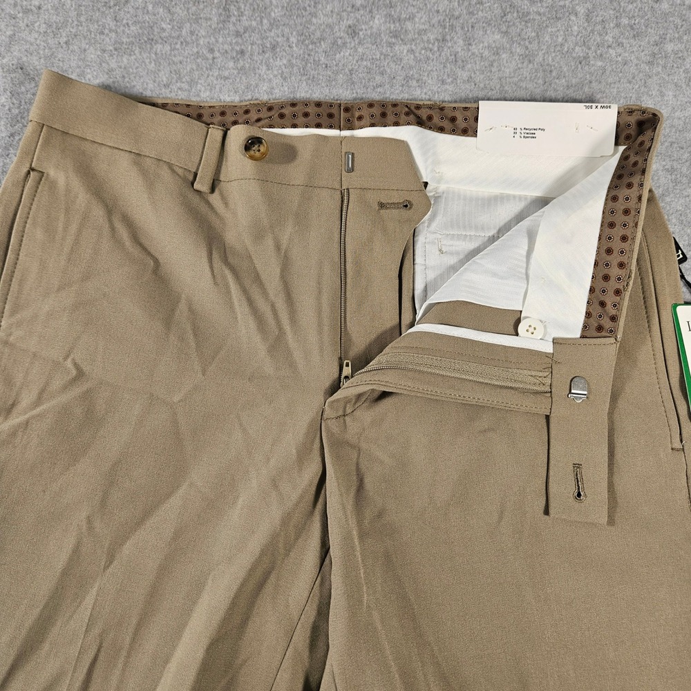 Lauren Ralph Lauren Pants Mens 30x30 Tan Dress Norton Classic Fit Ultra Flex NWT - Picture 8 of 10
